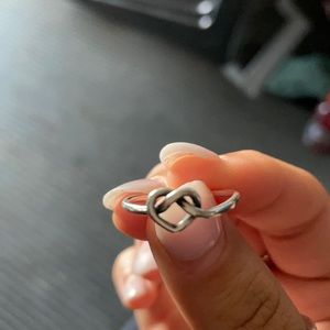 james avery, delicate heart knot ring